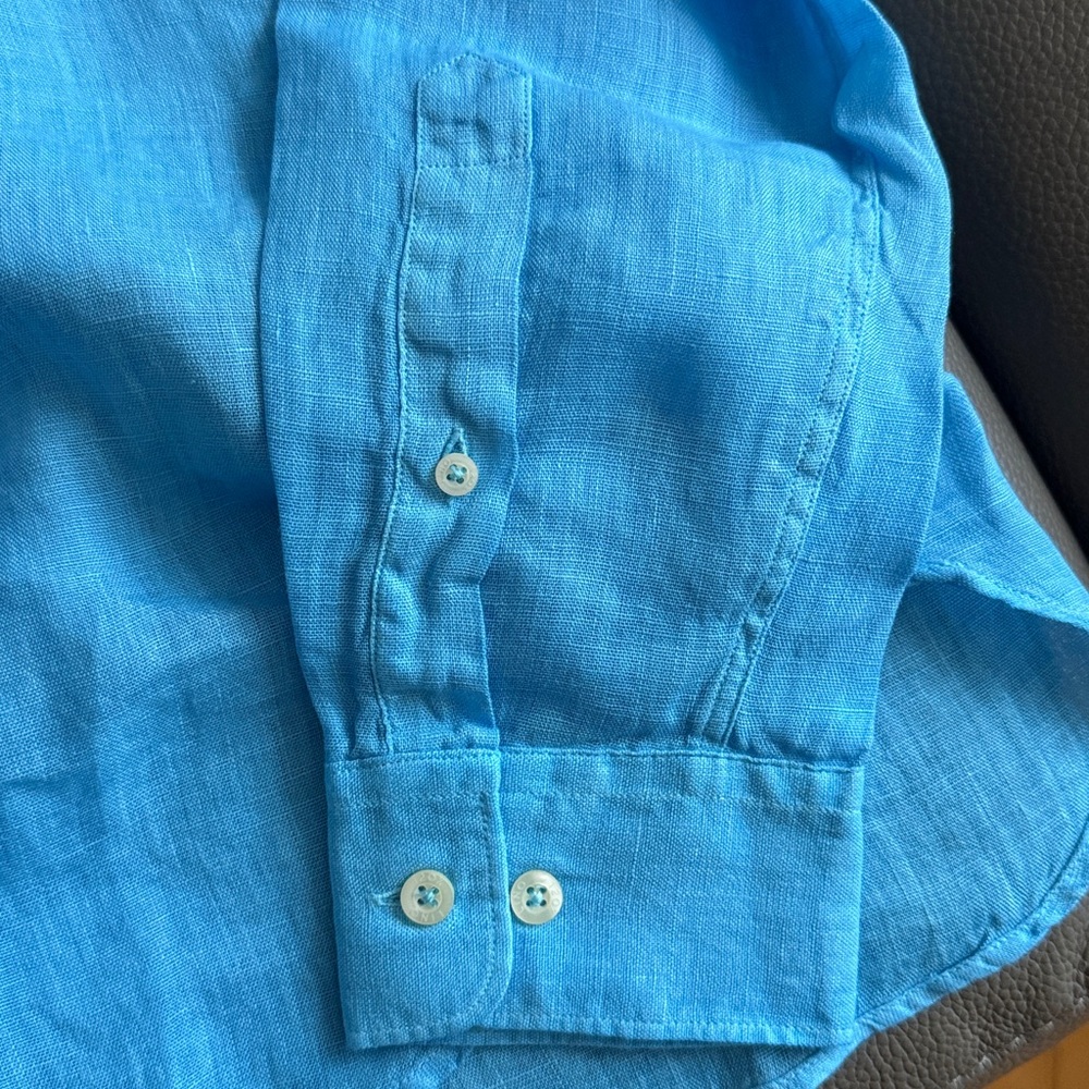 NEW Auth 120% LINO men’s SHIRT regular fit sz XL= L US/50 Eu - Picture 6 of 12